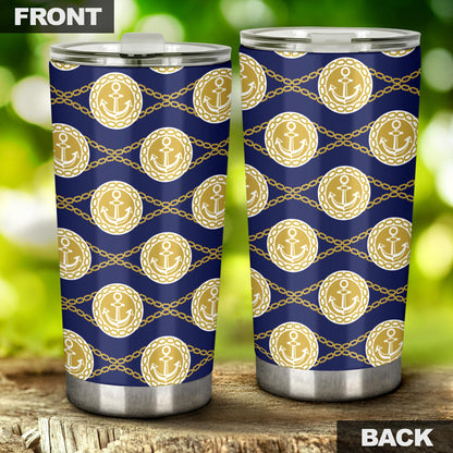 Anchor Luxury Pattern Tumbler