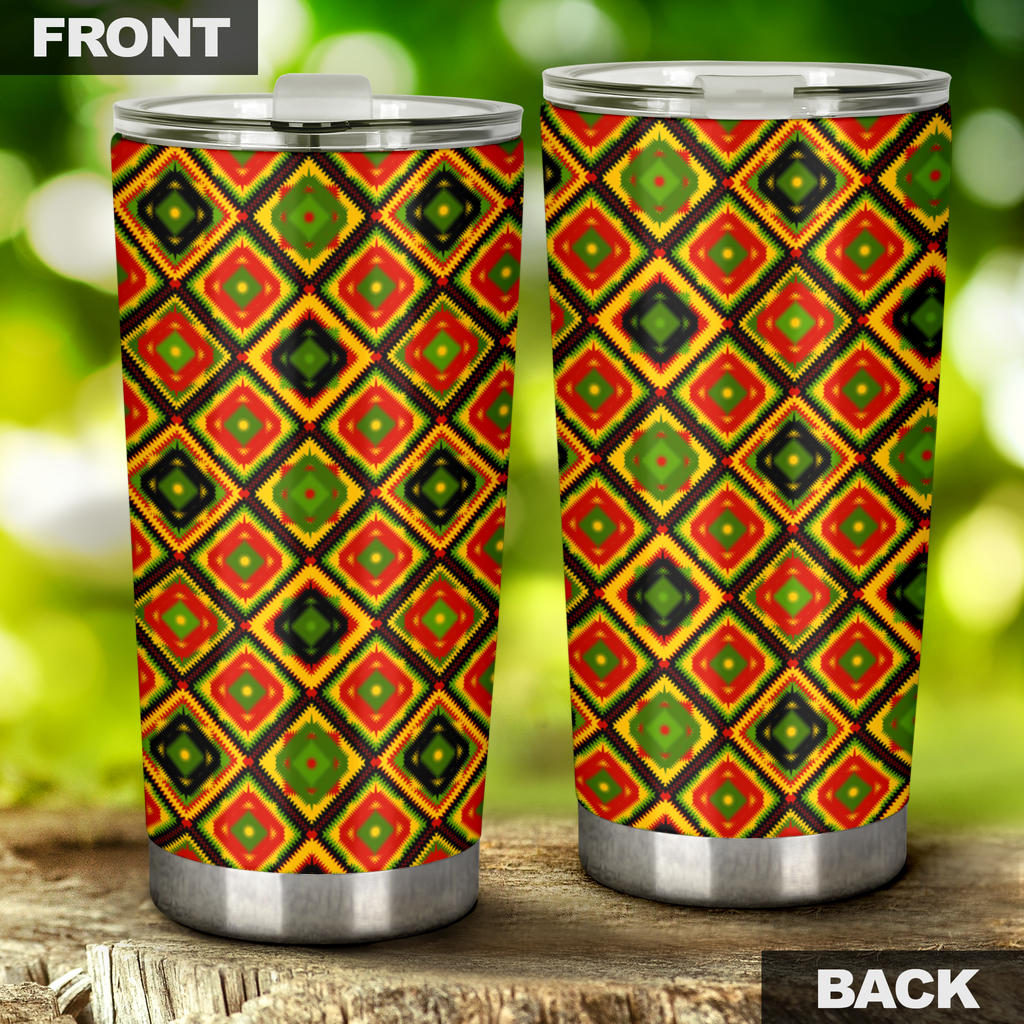 Rasta Reggae Color Pattern Tumbler
