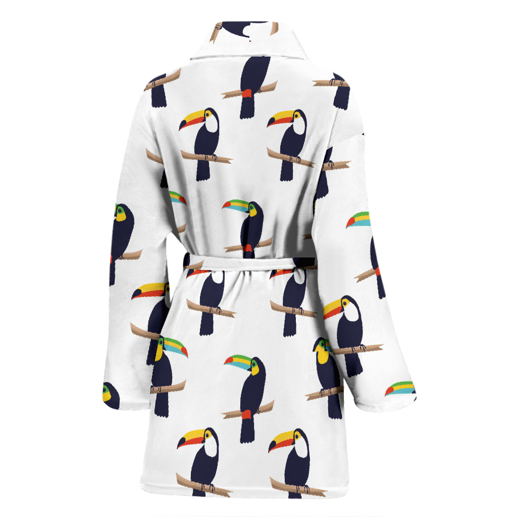 Toucan Print Design LKS305 Women Bathrobe