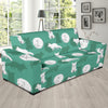 Arctic Fox Pattern Print Design Sofa Slipcover