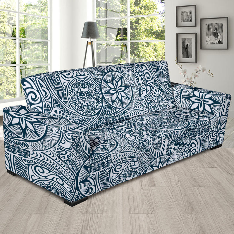 Polynesian Pattern Print Design A03 Sofa Slipcover