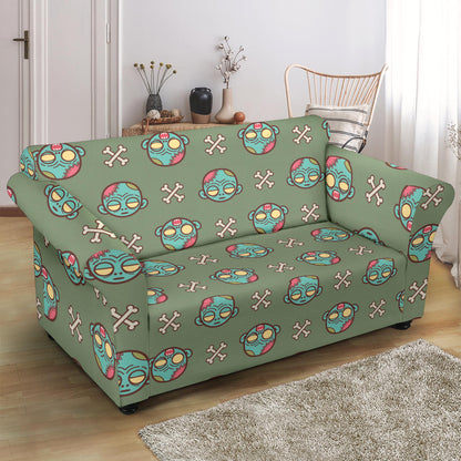 Zombie Print Design LKS301 Loveseat Couch Slipcover