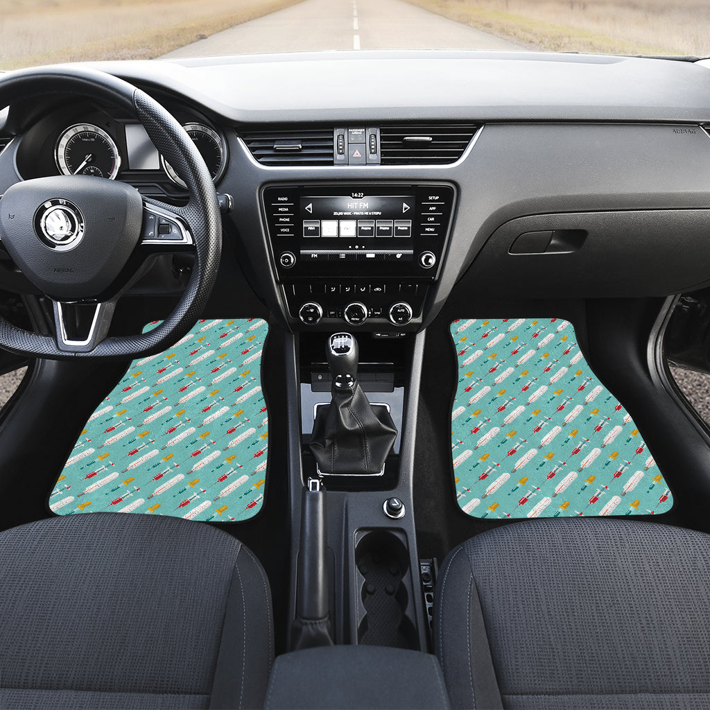 Phlebotomist Medical Print Car Floor Mats Front Back