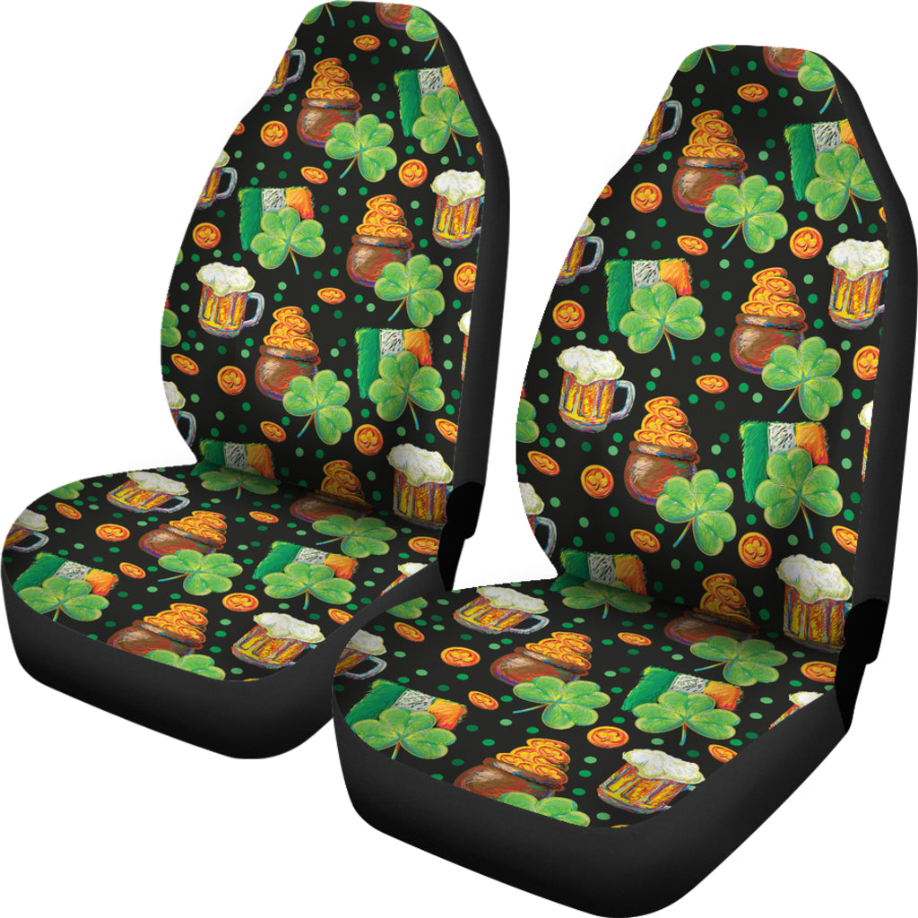 St Patricks Day Print Design LKS303 Car Seat Covers