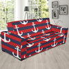 Nautical Pattern Print Design A05 Sofa Slipcover