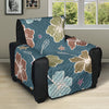 Hibiscus Pattern Print Design HB033 Recliner Cover Protector
