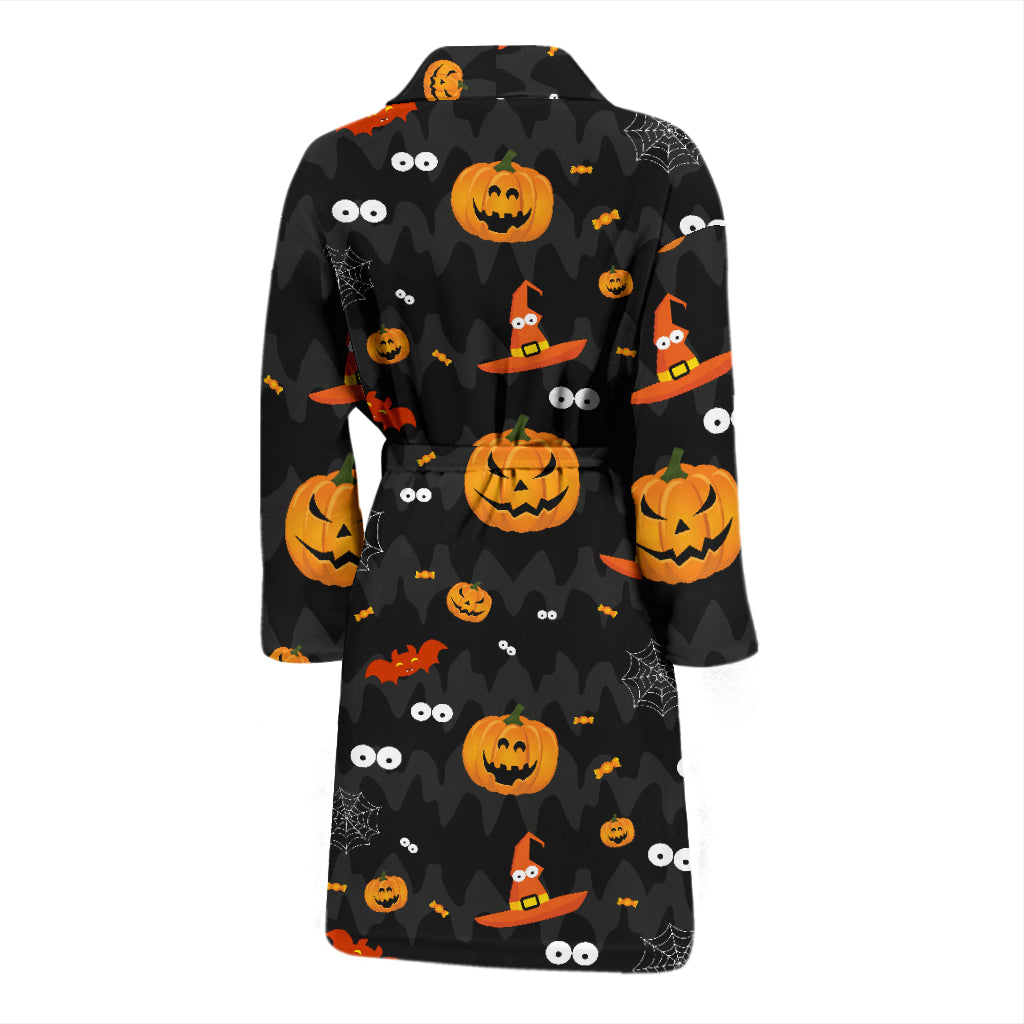Halloween Print Design LKS405 Men Bathrobe