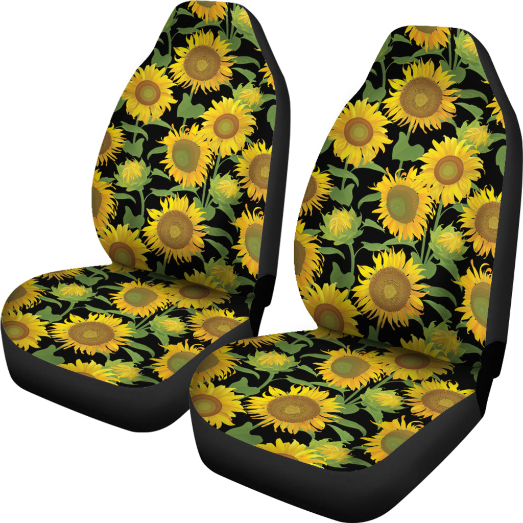 Sunflower Print Design LKS302 Car Seat Covers