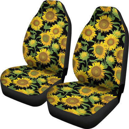 Sunflower Print Design LKS302 Car Seat Covers