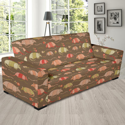 Armadillo Pattern Print Design 04 Sofa Slipcover