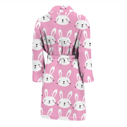 Rabbit Print Design LKS401 Men Bathrobe