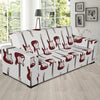 Bass Guitar Pattern Print Design 03 Sofa Slipcover