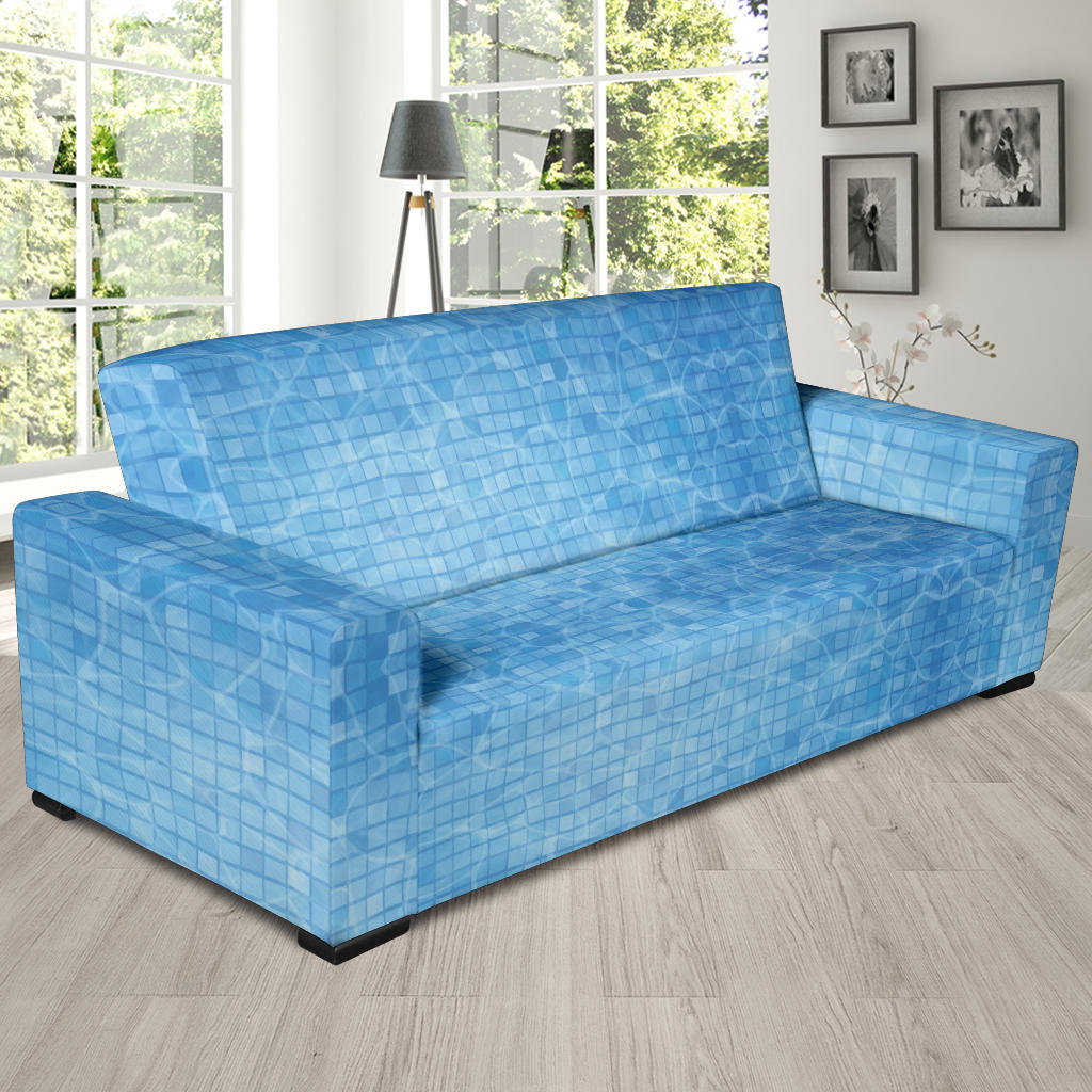 Swimming Pool Print Design LKS302 Sofa Slipcover