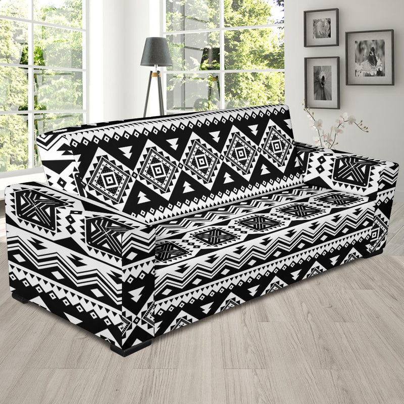 Aztec Pattern Print Design 08 Sofa Slipcover