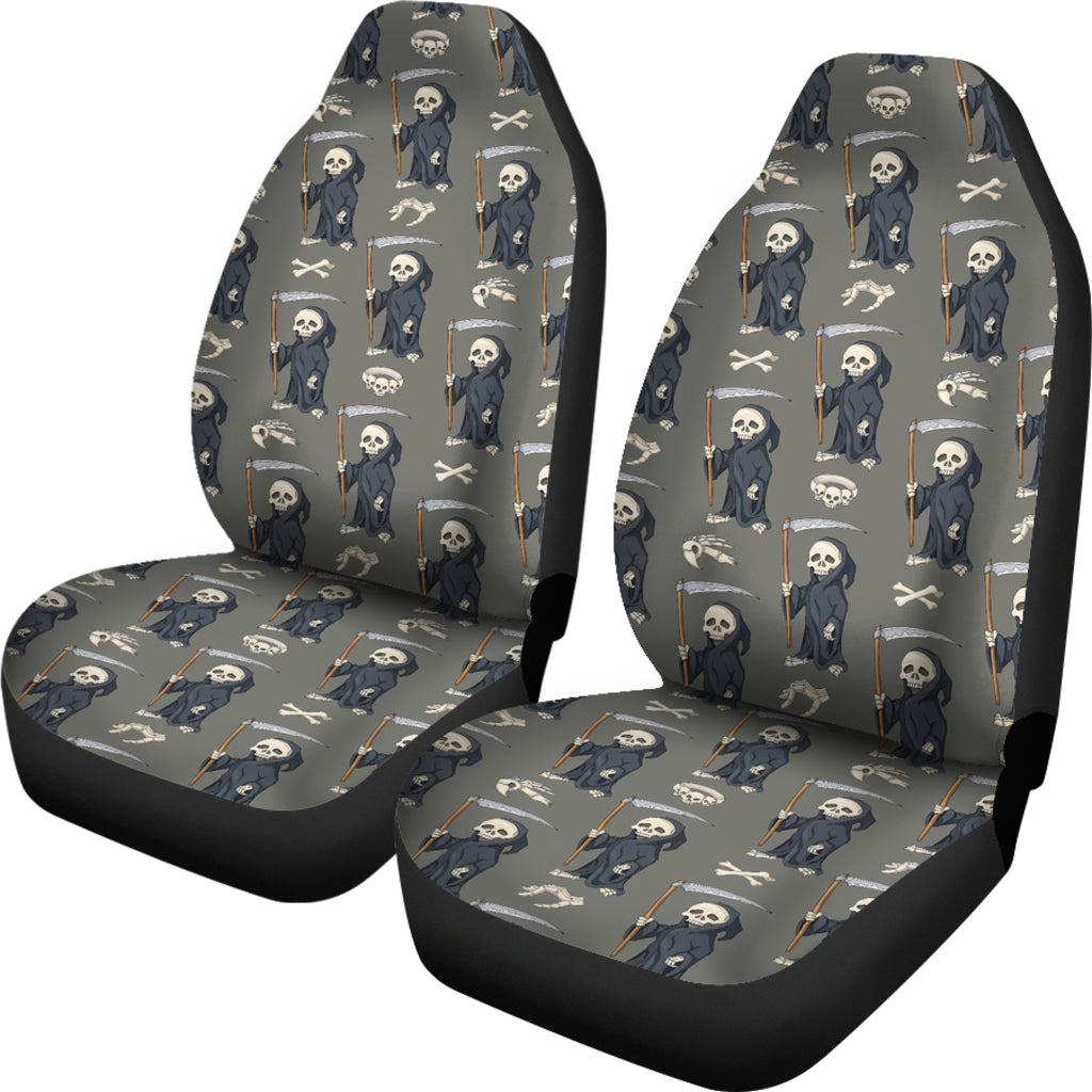 Skeleton Print Design LKS308 Car Seat Covers