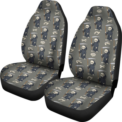 Skeleton Print Design LKS308 Car Seat Covers