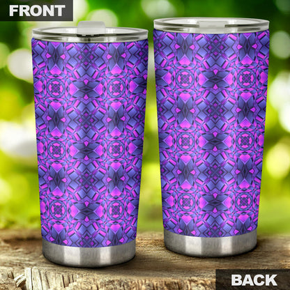 kaleidoscope Pattern Print Design Tumbler