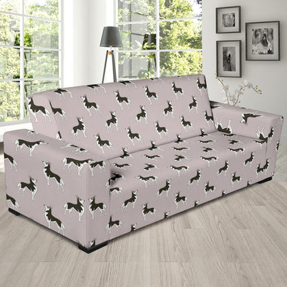Siberian Huskies Print Design LKS301 Sofa Slipcover