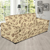 Bread Pattern Print Design 04 Sofa Slipcover