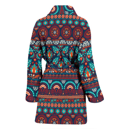 Suzani Print Design LKS302 Women Bathrobe