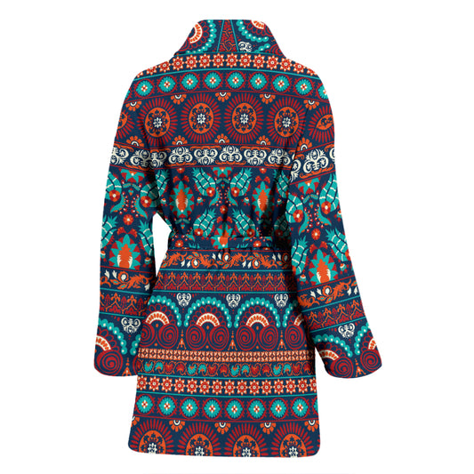 Suzani Print Design LKS302 Women Bathrobe