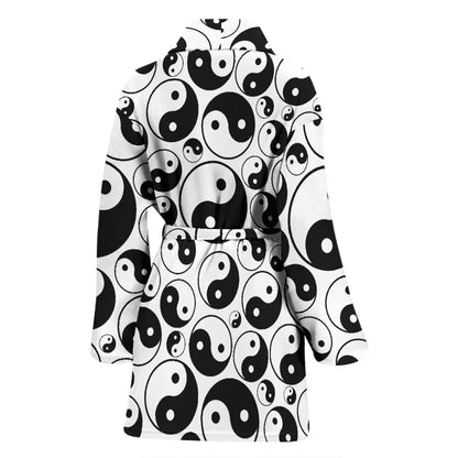 Yin Yang Print Design LKS302 Women Bathrobe