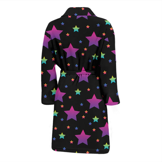 Star Print Design LKS305 Men Bathrobe