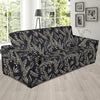 Banana Leaf Pattern Print Design 07 Sofa Slipcover