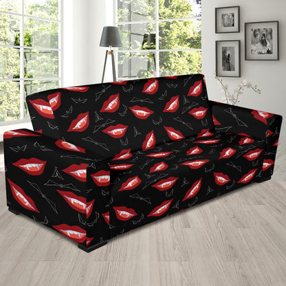 Vampire Lips Print Design LKS301 Sofa Slipcover