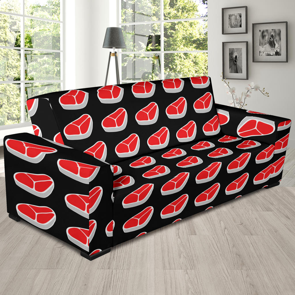 Steak Print Design LKS303 Sofa Slipcover