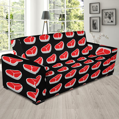 Steak Print Design LKS303 Sofa Slipcover