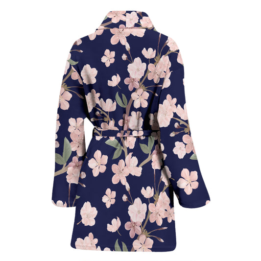 Sakura Print Design LKS301 Women Bathrobe