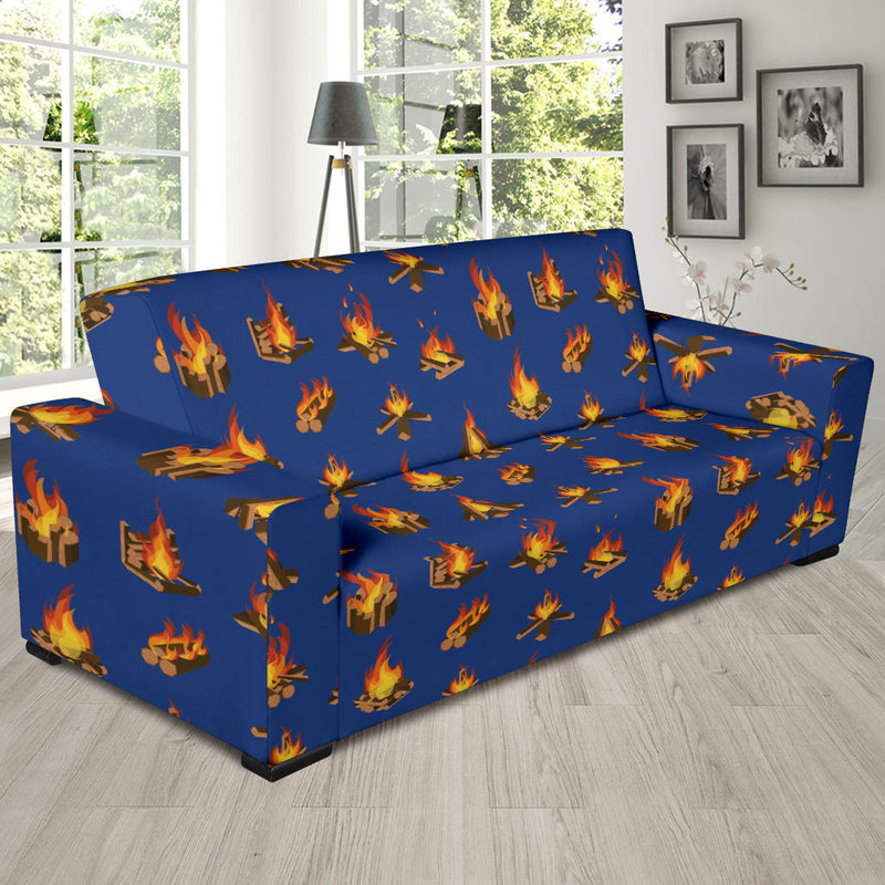 Campfire Pattern Print Design 03 Sofa Slipcover