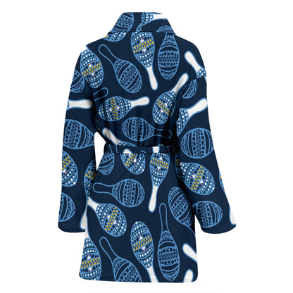 Maracas Print Design LKS401 Women Bathrobe