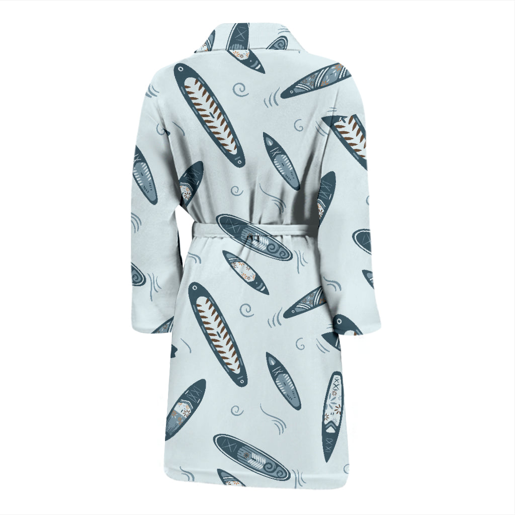 Surfboard Print Design LKS306 Men Bathrobe