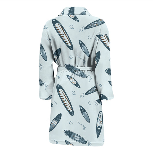 Surfboard Print Design LKS306 Men Bathrobe