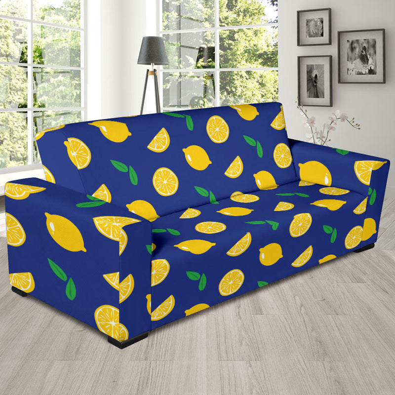 Citrus Pattern Print Design 02 Sofa Slipcover