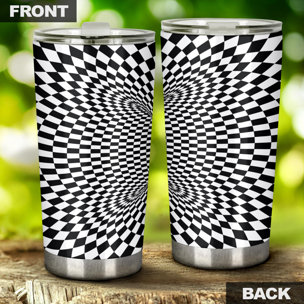 Optical illusion Projection Torus Tumbler