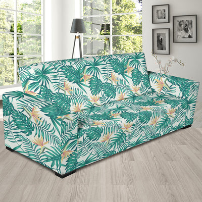 Bird Of Paradise Pattern Print Design 05 Sofa Slipcover