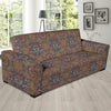 Calendar Aztec Pattern Print Design 03 Sofa Slipcover