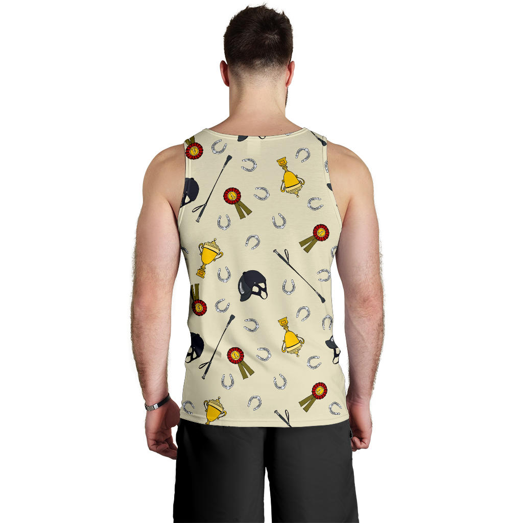 Equestrian Horseshoe Equipment Men Tank Top