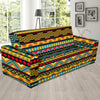 African Pattern Print Design 03 Sofa Slipcover