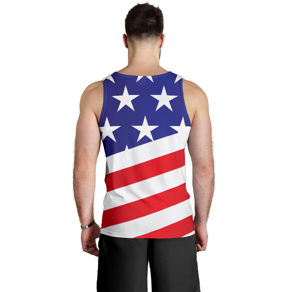 American flag Print Men Tank Top