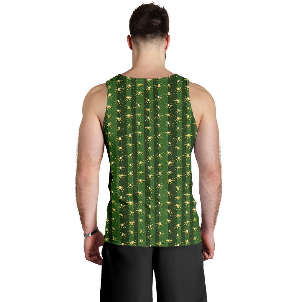 Cactus Skin Print Pattern Men Tank Top