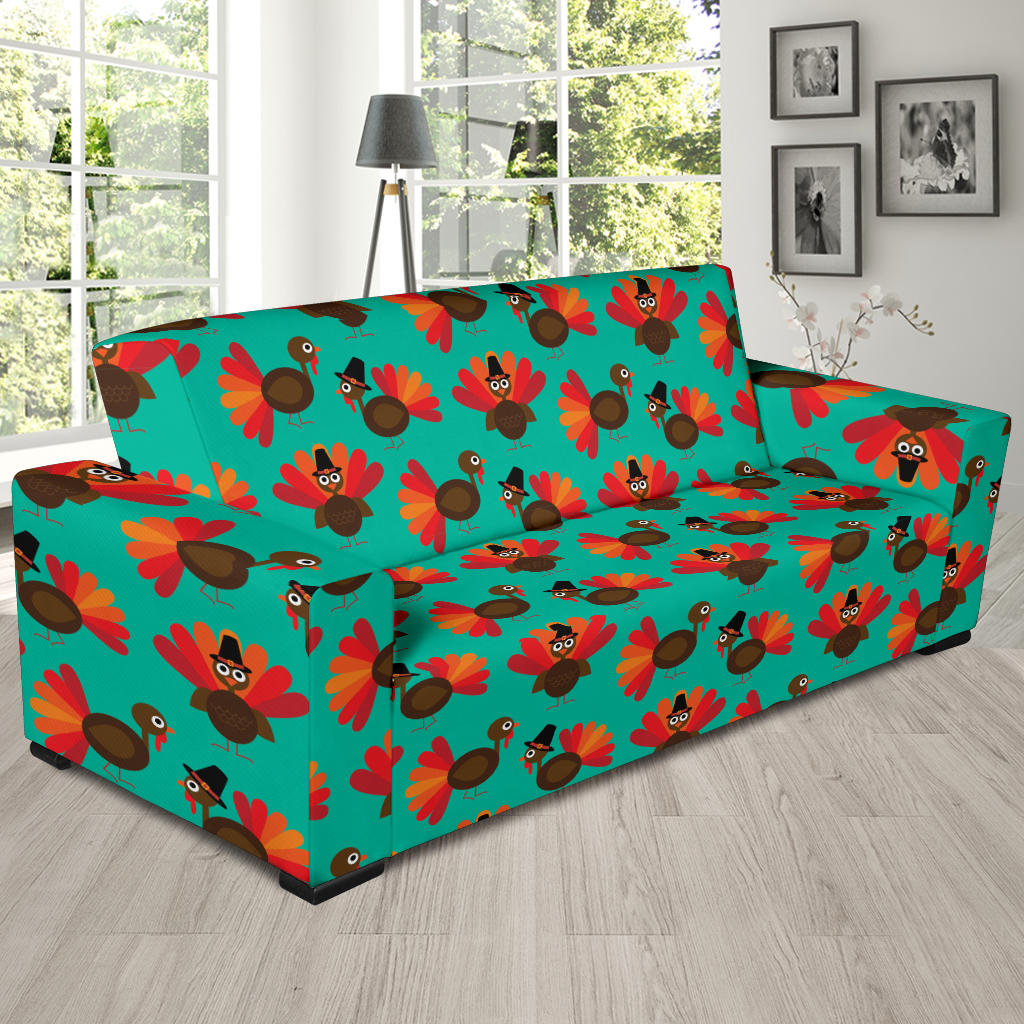 Thanksgiving Print Design LKS307 Sofa Slipcover