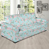 Cherry Blossom Pattern Print Design 02 Sofa Slipcover