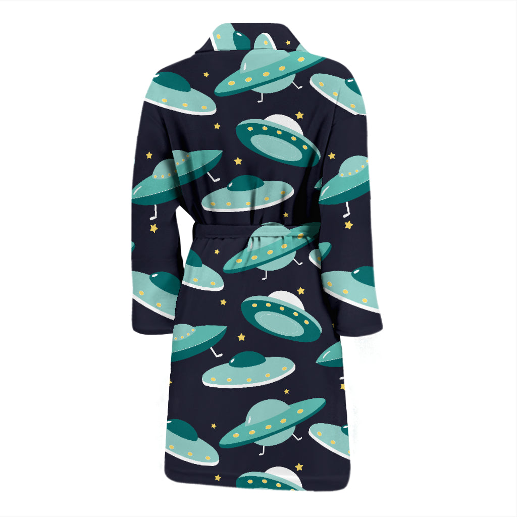 UFO Print Design LKS304 Men Bathrobe