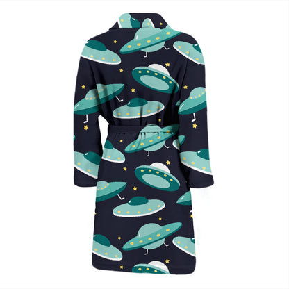 UFO Print Design LKS304 Men Bathrobe