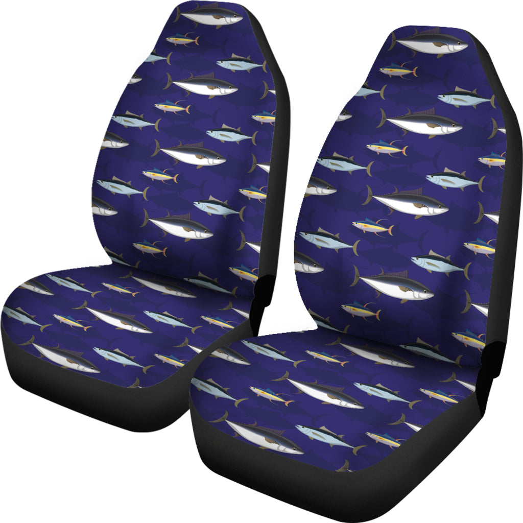 Tuna Fish Print Design LKS304 Car Seat Covers