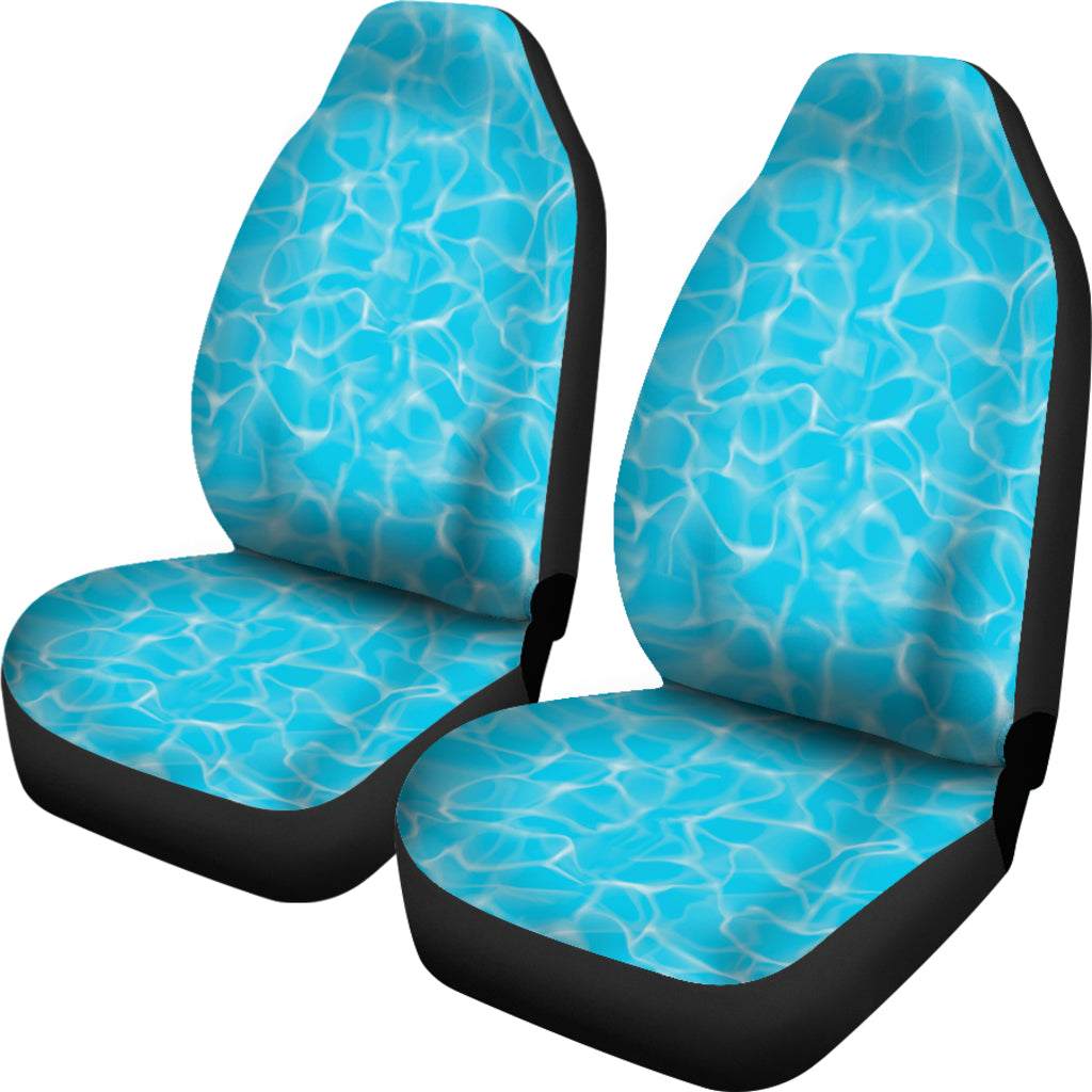 Swimming Pool Texture Print Design LKS301 Car Seat Covers